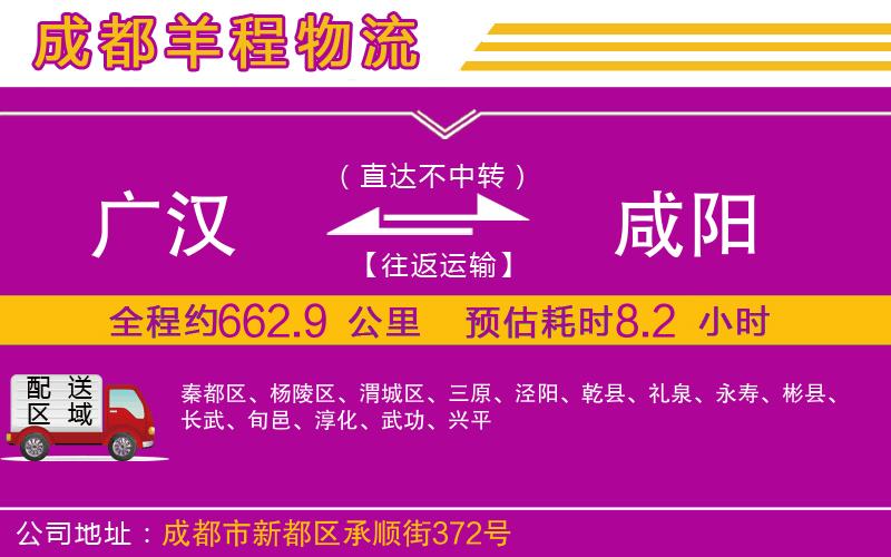 廣漢到咸陽(yáng)物流公司
