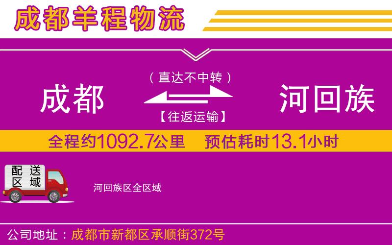 成都到瀍河回族區(qū)貨運