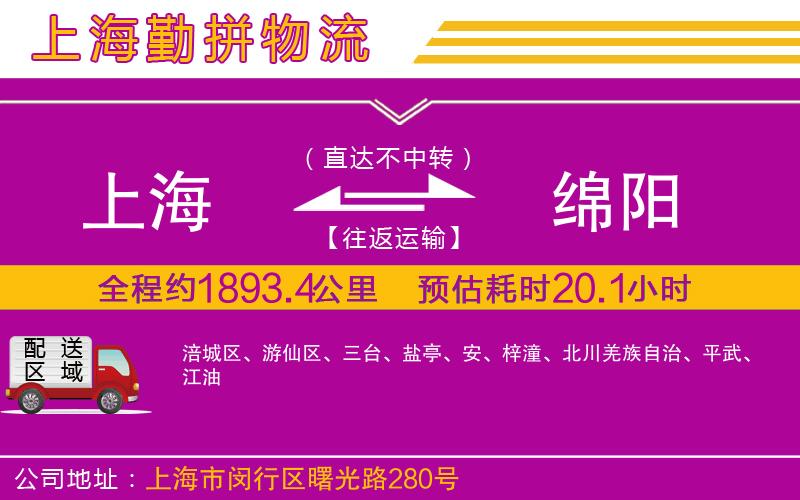 上海到綿陽貨運(yùn)公司