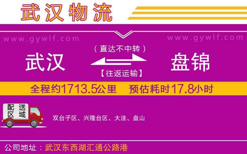 武漢到盤(pán)錦物流專(zhuān)線