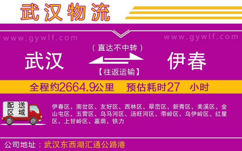 武漢到伊春物流專線