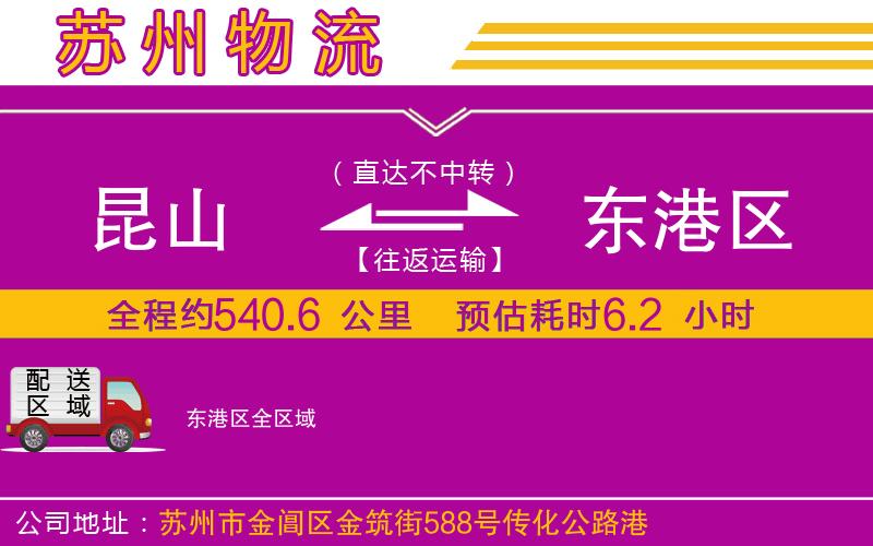 昆山到東港區(qū)物流公司