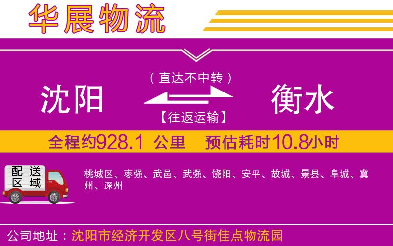 沈陽(yáng)到衡水貨運(yùn)公司