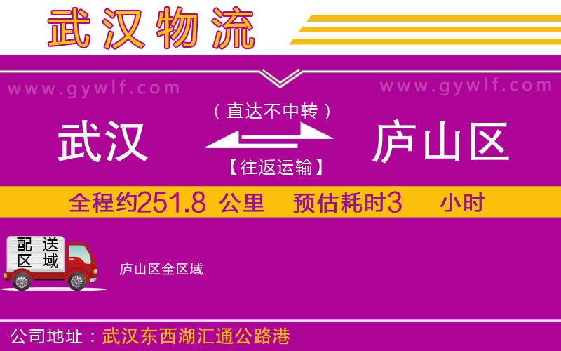 武漢到廬山區(qū)貨運(yùn)公司