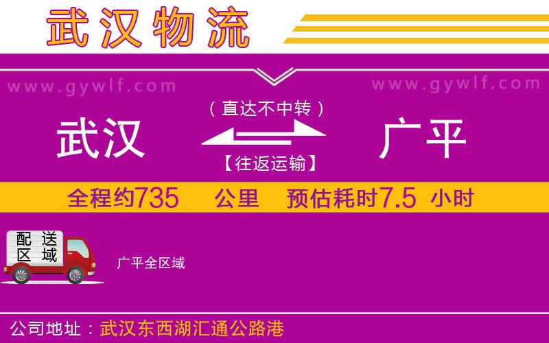 武漢到廣平物流公司