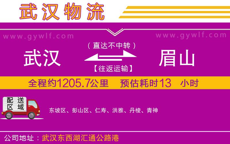 武漢到眉山貨運(yùn)公司