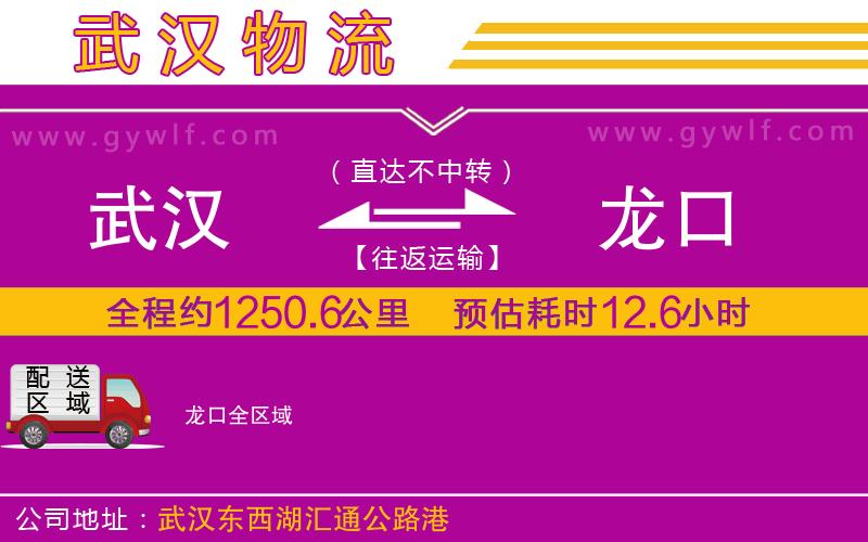 武漢到龍口物流公司