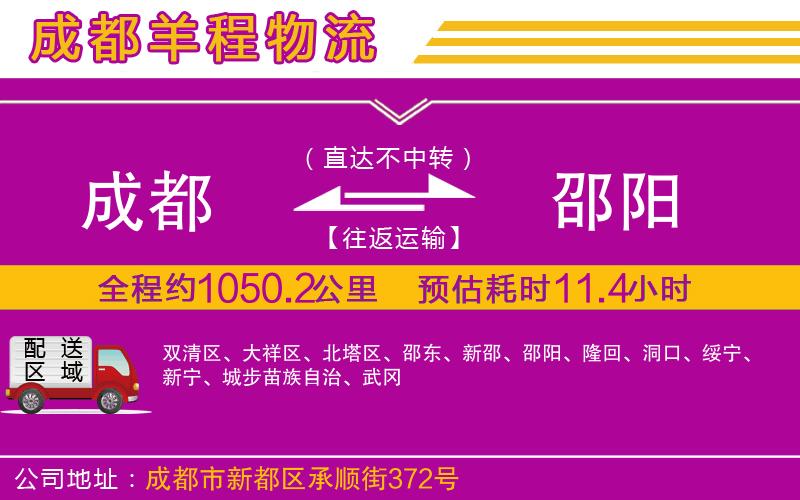 成都至邵陽(yáng)貨運(yùn)公司