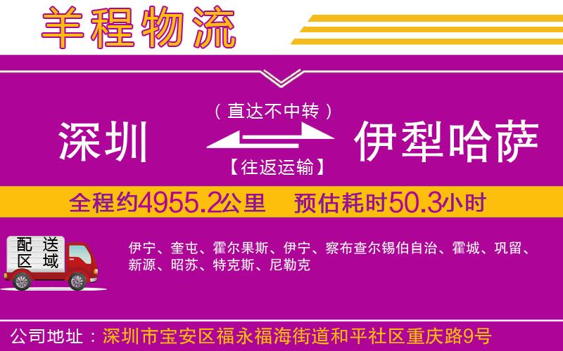 深圳到伊犁哈薩克自治州物流專(zhuān)線(xiàn)