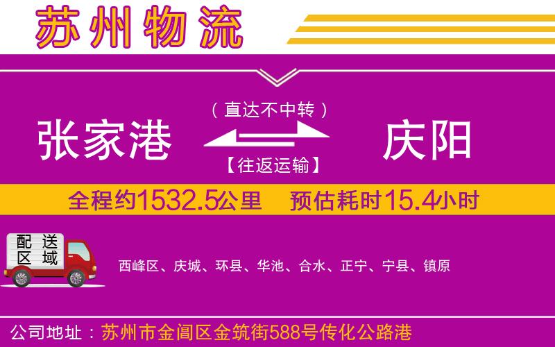 張家港到慶陽(yáng)物流公司