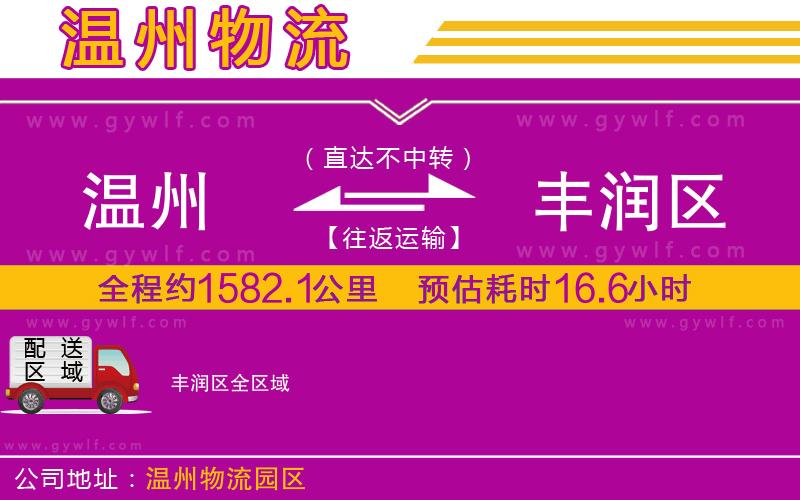 溫州到豐潤區(qū)物流公司