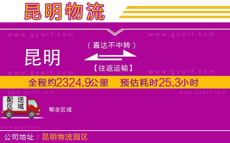 昆明到郫物流公司