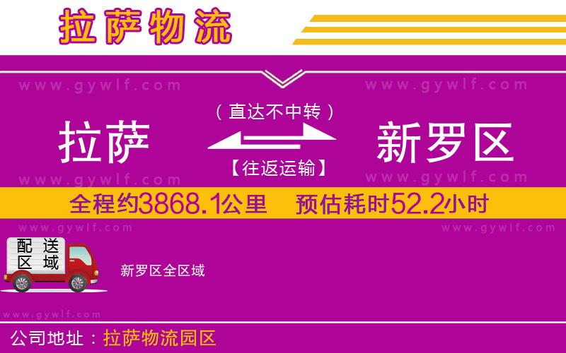 拉薩到新羅區(qū)物流公司