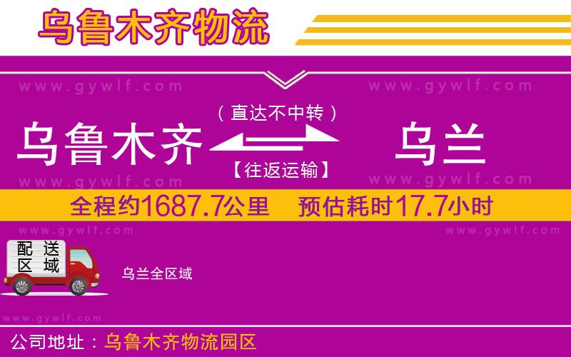 烏魯木齊到烏蘭物流公司