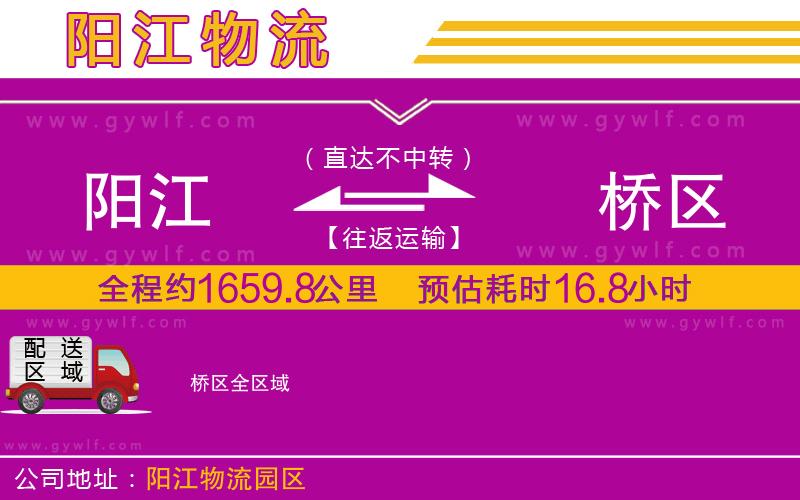 陽江到埇橋區(qū)物流公司