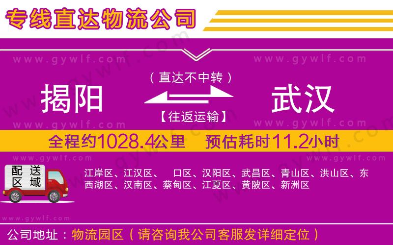 揭陽(yáng)到武漢物流公司