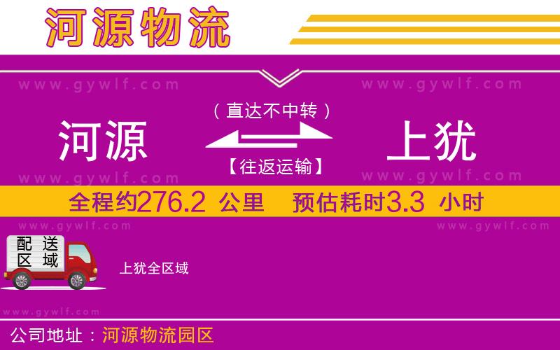 河源到上猶物流公司