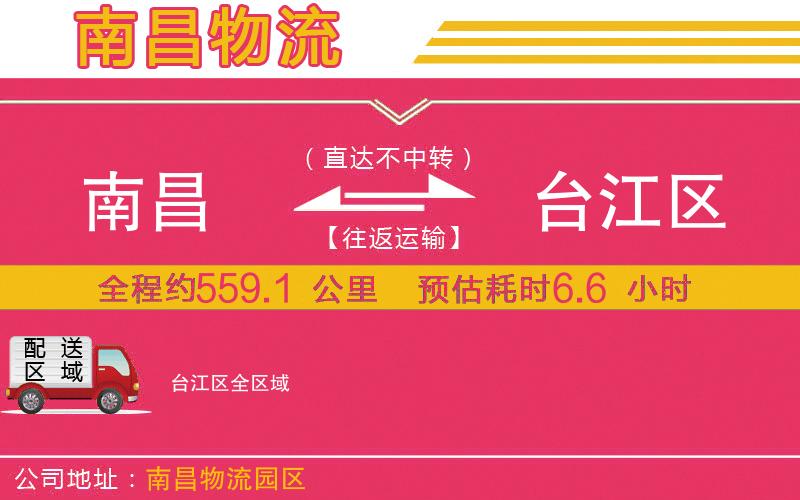 南昌到臺江區(qū)物流公司