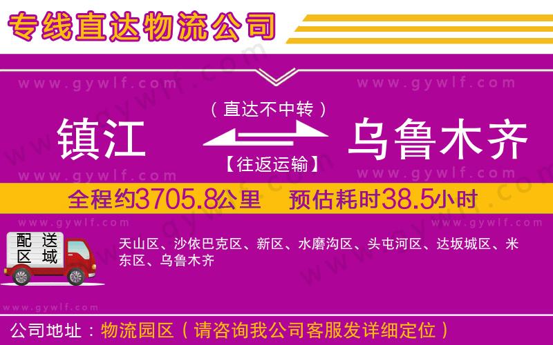 鎮(zhèn)江到烏魯木齊物流公司