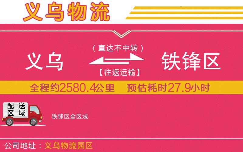 義烏到鐵鋒區(qū)物流公司