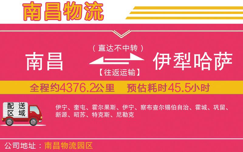 南昌到伊犁哈薩克自治州物流公司