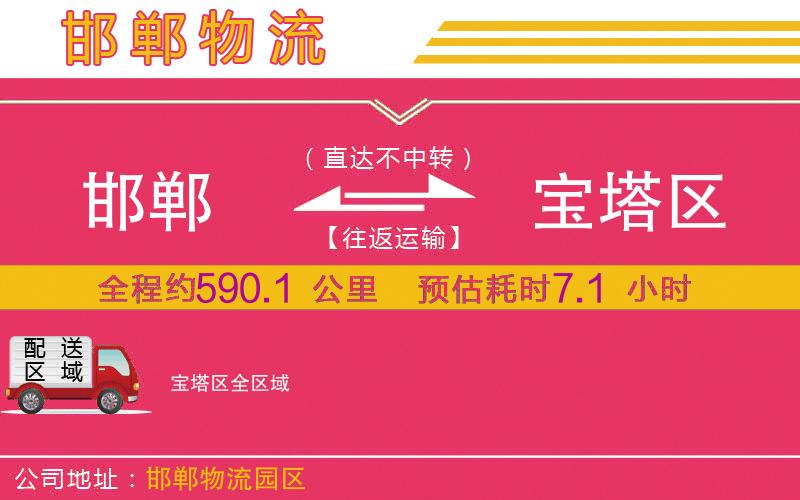 邯鄲到寶塔區(qū)物流公司