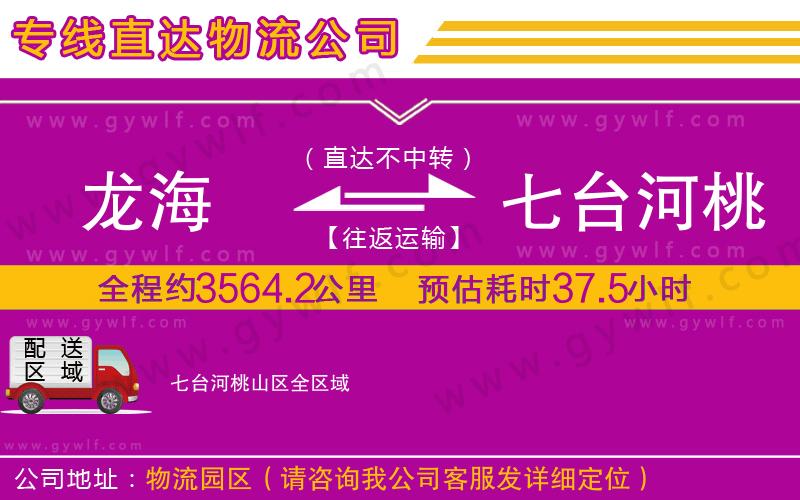 龍海到七臺河桃山區(qū)物流公司