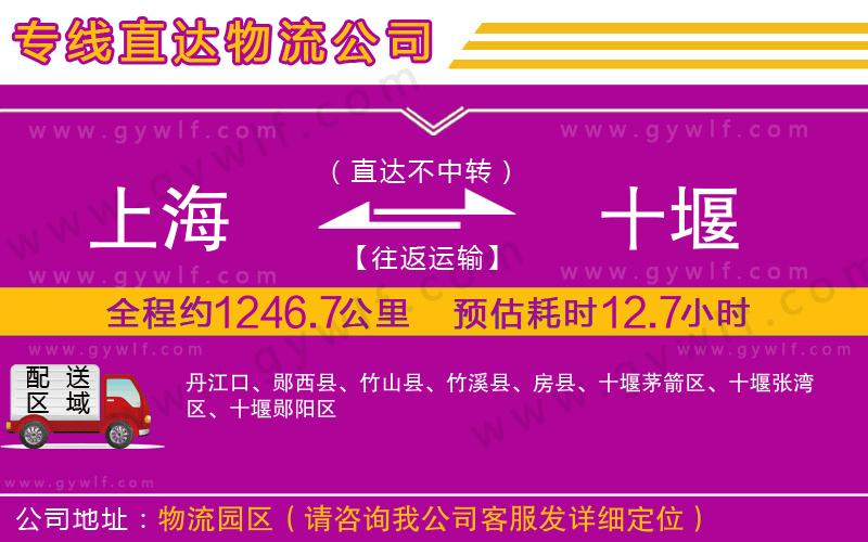 上海到十堰貨運(yùn)公司
