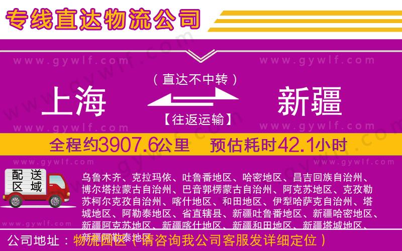 上海到新疆物流