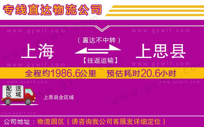 上海到上思縣貨運(yùn)專線