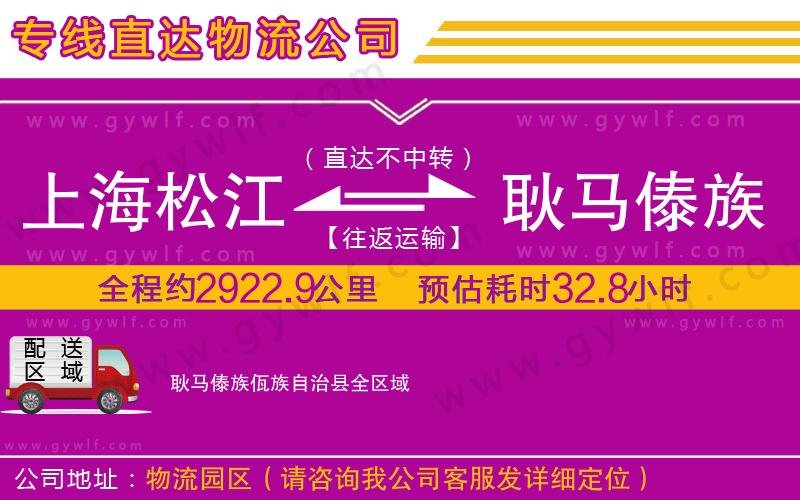 上海松江區(qū)到耿馬傣族佤族自治縣物流公司