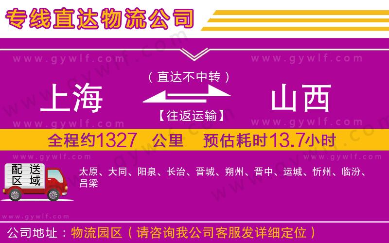 上海到山西貨運(yùn)公司