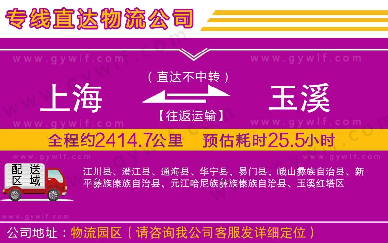 上海到玉溪貨運(yùn)公司