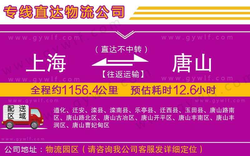 上海到唐山貨運(yùn)專線