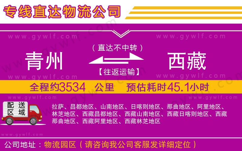 青州到西藏物流公司